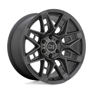 Black Rhino – CAPROCK – Gunmetal – 17″x8.5″ -18mm – All weather Wheels – 1785CPK-86140G12
